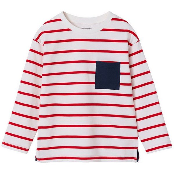 vertbaudet Langarmshirt Jungen Ringelshirt