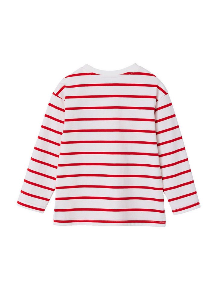 vertbaudet Langarmshirt Jungen Ringelshirt – Bild 2 von 4