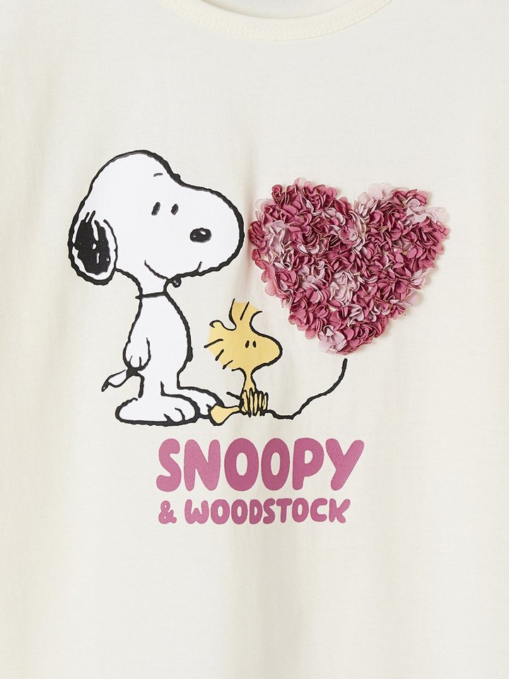 vertbaudet Langarmshirt Mädchen Shirt PEANUTS SNOOPY – Bild 3 von 4