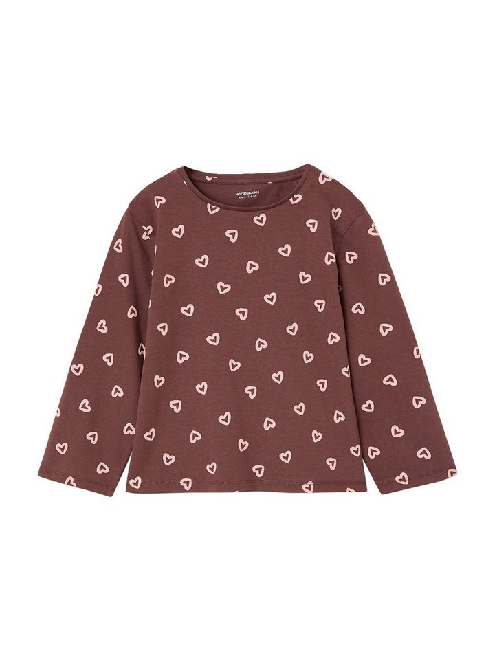 vertbaudet Langarmshirt Mädchen Shirts mit Print BASIC 3er-Pack – Bild 2 von 5