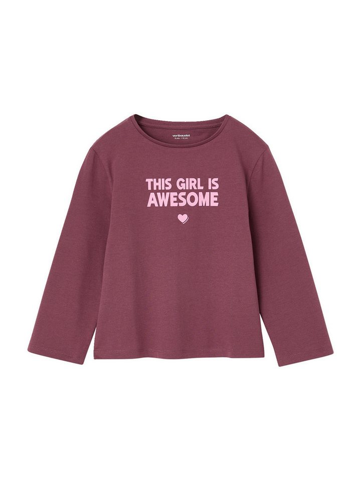 vertbaudet Langarmshirt Mädchen Shirts mit Print BASIC 3er-Pack – Bild 3 von 5