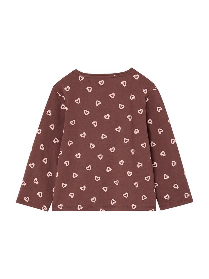 vertbaudet Langarmshirt Mädchen Shirts mit Print BASIC 3er-Pack – Bild 5 von 5
