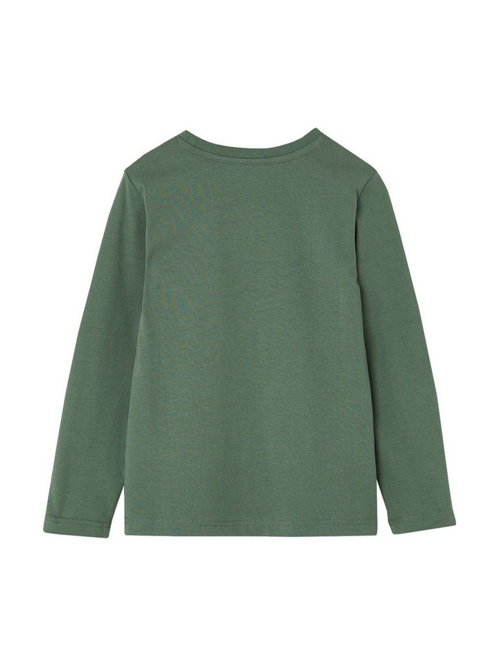 vertbaudet Langarmshirt Langarmshirt mit Print Jungen, Baumwolle BASIC – Bild 2 von 4