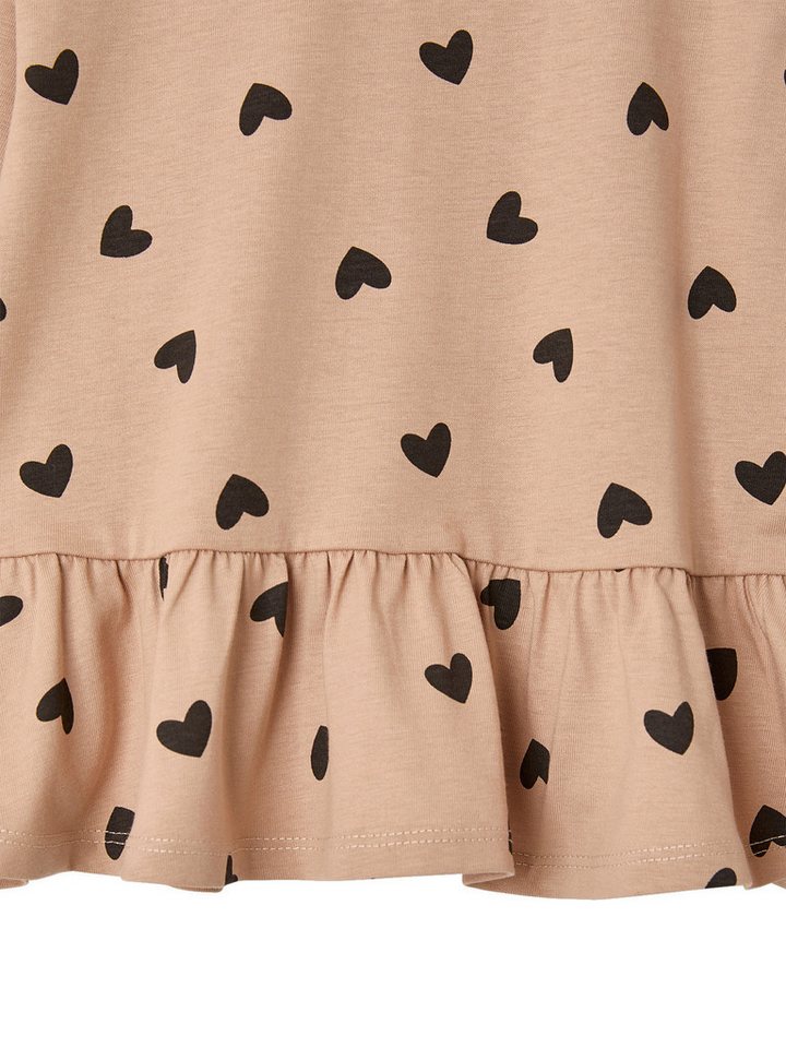 vertbaudet Langarmshirt Langarmshirt mit Schößchen Mädchen, Baumwolle – Bild 3 von 5