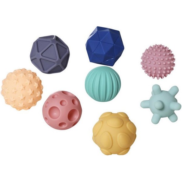 vertbaudet Lernspielzeug 8er-Set Baby Sensorikbälle