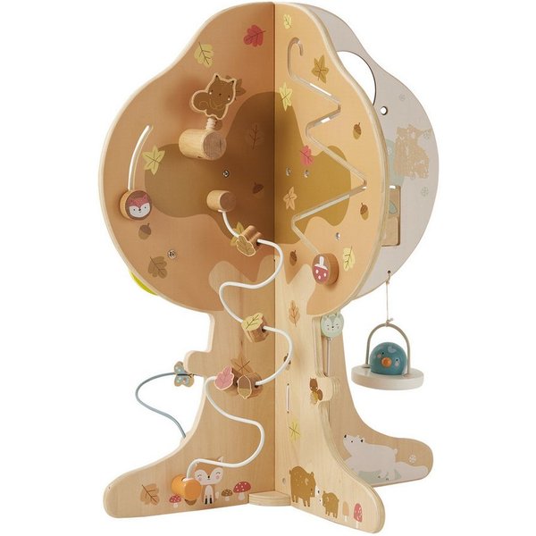 vertbaudet Lernspielzeug Activity-Baum aus Holz FSC®