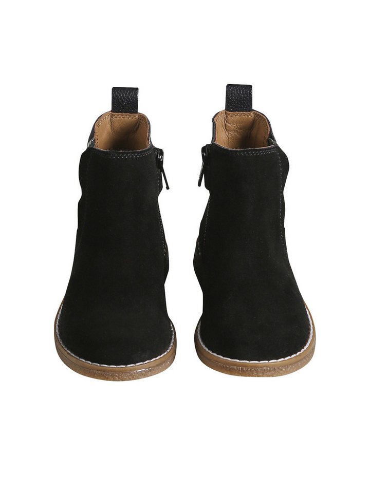 vertbaudet Mädchen Boots mit Reißverschluss, Glanzeffekt Stiefelette – Bild 4 von 5