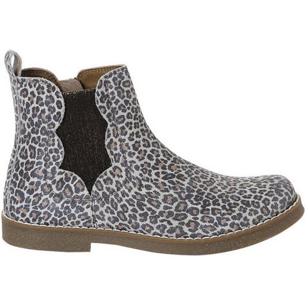 vertbaudet Mädchen Boots mit Reißverschluss, Glanzeffekt Stiefelette