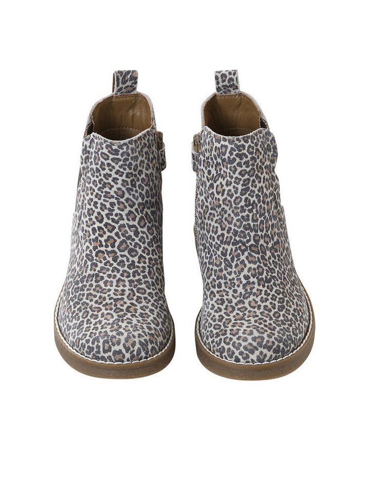 vertbaudet Mädchen Boots mit Reißverschluss, Glanzeffekt Stiefelette – Bild 4 von 5
