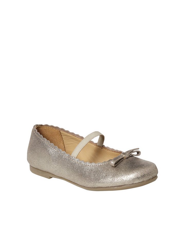 vertbaudet Mädchen Leder-Ballerinas in Glitzeroptik Ballerina – Bild 4 von 5