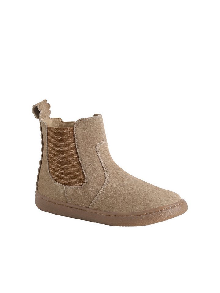 vertbaudet Mädchen Leder-Boots mit Reißverschluss Schnürboots – Bild 2 von 5