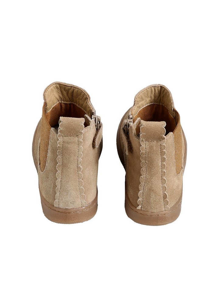 vertbaudet Mädchen Leder-Boots mit Reißverschluss Schnürboots – Bild 5 von 5