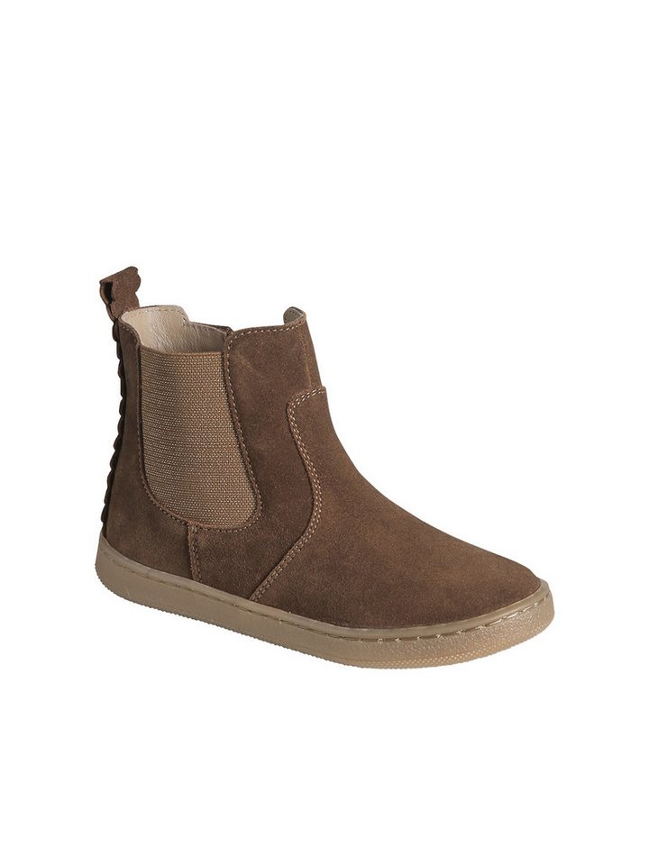 vertbaudet Mädchen Leder-Boots mit Reißverschluss Schnürboots – Bild 2 von 5