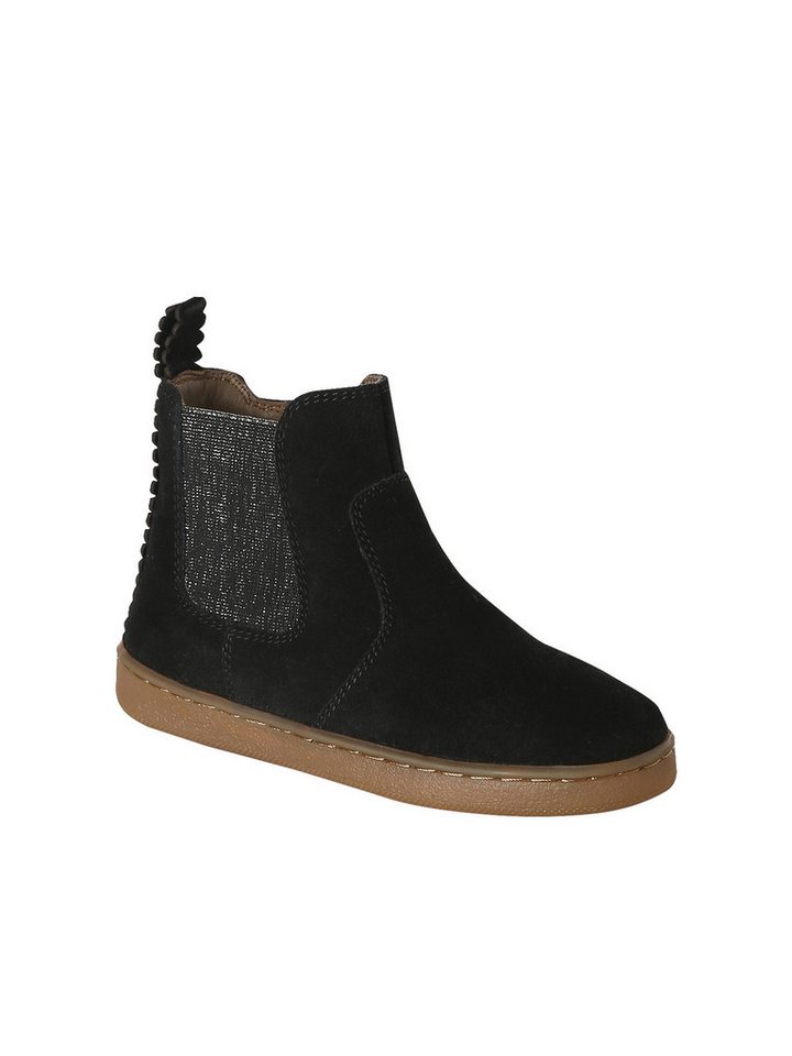 vertbaudet Mädchen Leder-Boots mit Reißverschluss Schnürboots – Bild 2 von 5