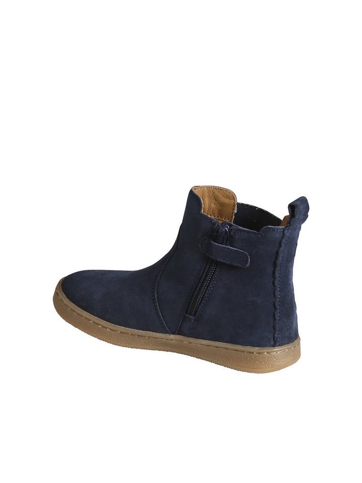 vertbaudet Mädchen Leder-Boots mit Reißverschluss Schnürboots – Bild 3 von 5
