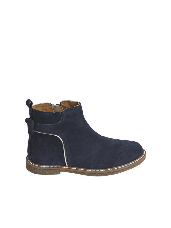 vertbaudet Mädchen Leder-Boots mit Zierschleife Stiefelette – Bild 2 von 5