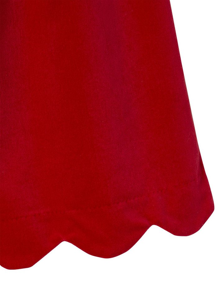 vertbaudet Minikleid Festliches Mädchen Samtkleid mit Schleife hinten – Bild 4 von 5
