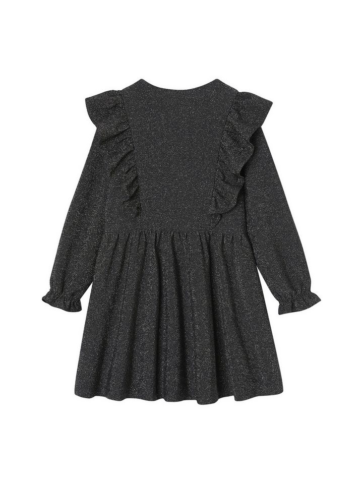 vertbaudet Minikleid Mädchen Jerseykleid mit Glitzer-Effekt – Bild 2 von 5