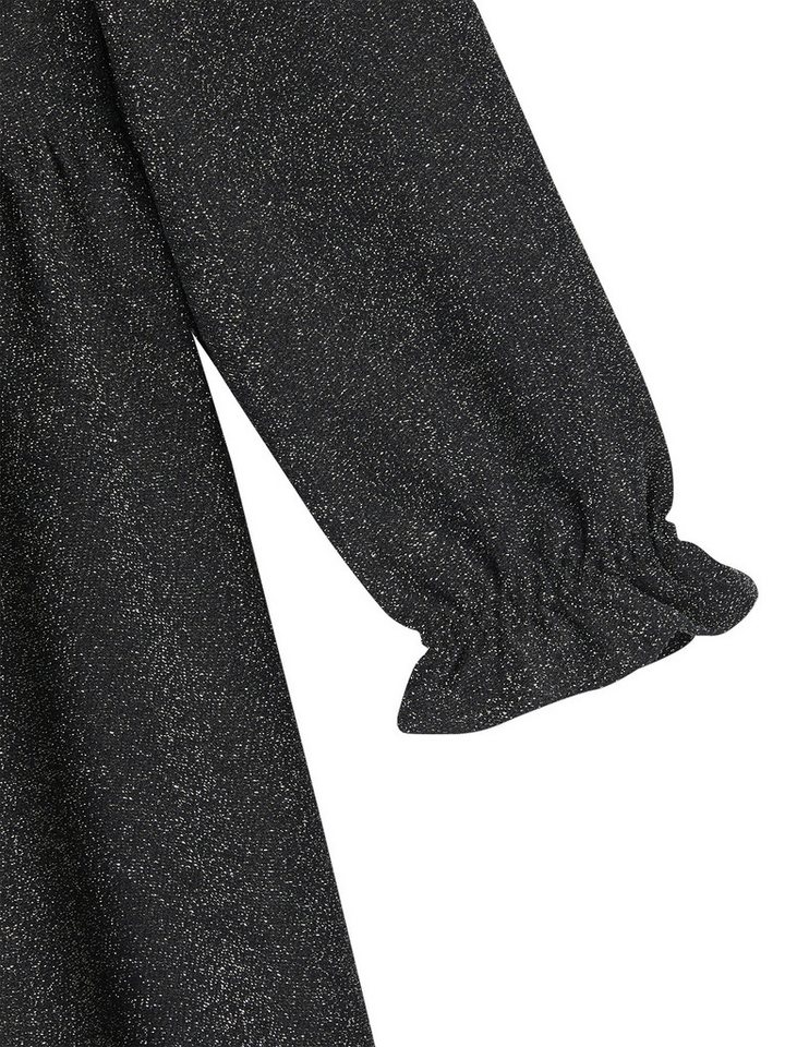 vertbaudet Minikleid Mädchen Jerseykleid mit Glitzer-Effekt – Bild 3 von 5