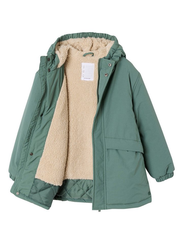 vertbaudet Parka Jungen Winterparka mit Webpelzfutter – Bild 5 von 5