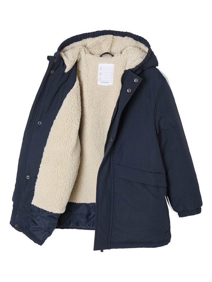 vertbaudet Parka Jungen Winterparka mit Webpelzfutter – Bild 5 von 5