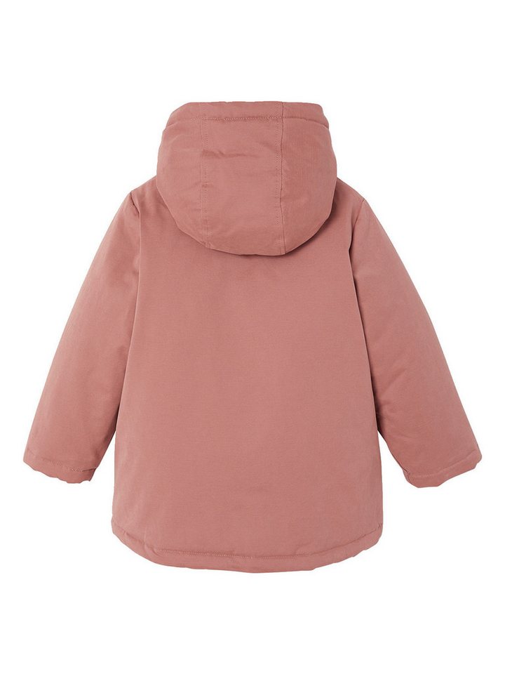 vertbaudet Parka Mädchen Winterjacke mit Webpelzkapuzenfutter 3-in-1, abnehmbarer Innenjacke, Leo-Print – Bild 3 von 5
