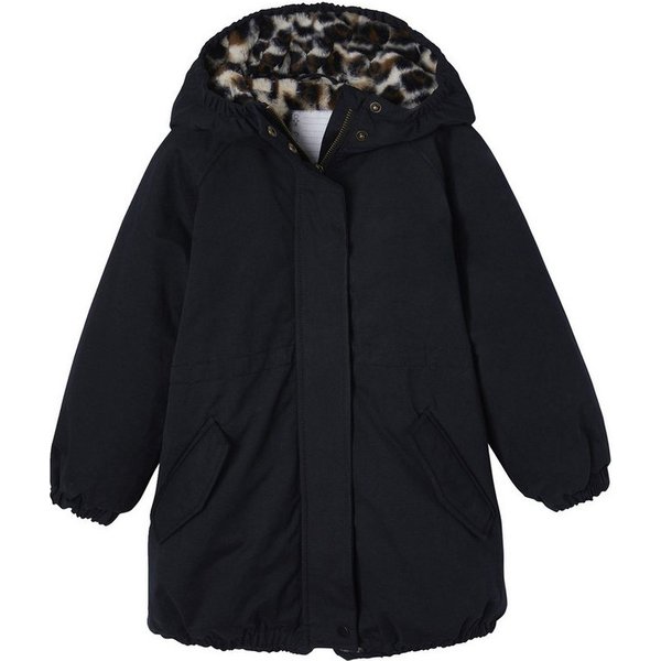 vertbaudet Parka Mädchen Winterjacke mit Webpelzfutter