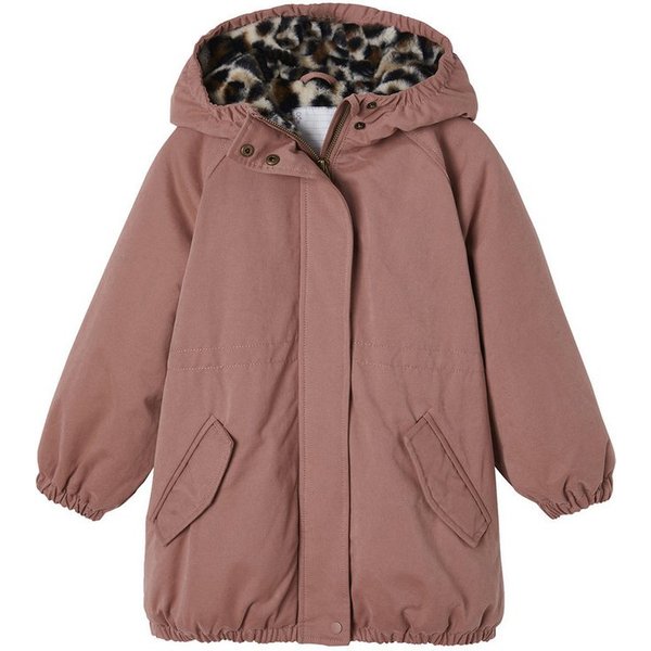 vertbaudet Parka Mädchen Winterjacke mit Webpelzfutter