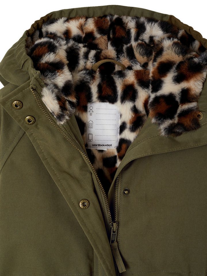 vertbaudet Parka Mädchen Winterjacke mit Webpelzfutter – Bild 3 von 5