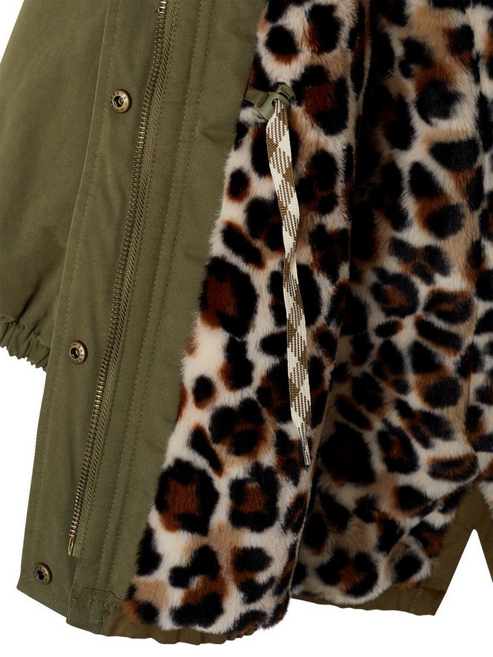 vertbaudet Parka Mädchen Winterjacke mit Webpelzfutter – Bild 5 von 5