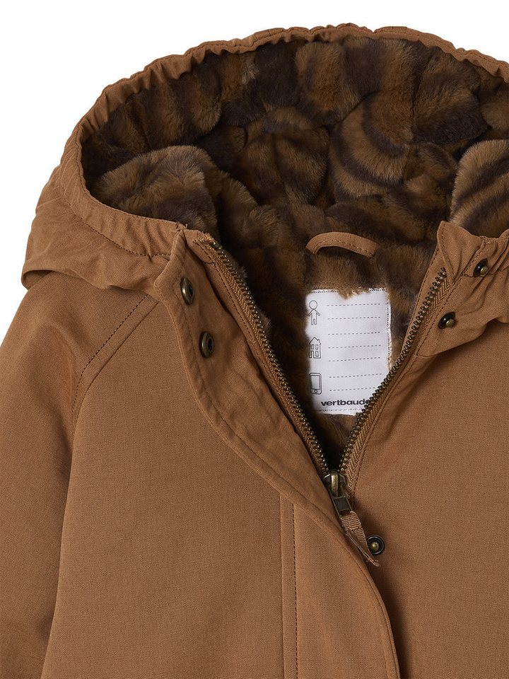 vertbaudet Parka Mädchen Winterjacke mit Webpelzfutter – Bild 3 von 5