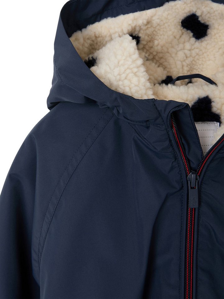 vertbaudet Regenjacke Jacke Mädchen mit Teddyfleece-Futter – Bild 3 von 5