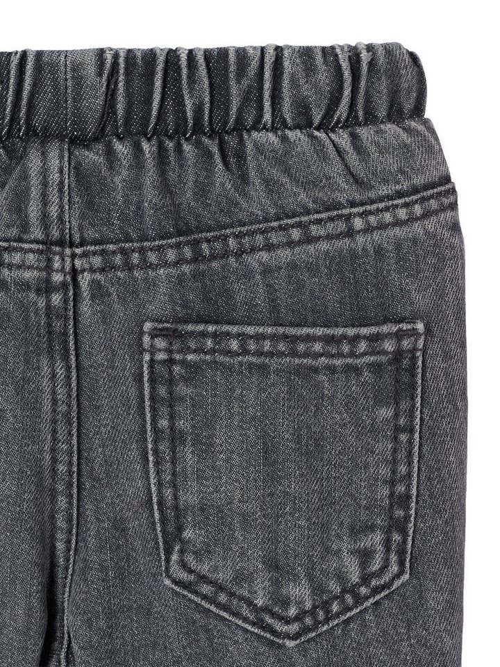 vertbaudet Regular-fit-Jeans Baby Jeans mit Dehnbund BASIC Bundweite verstellbar – Bild 4 von 5