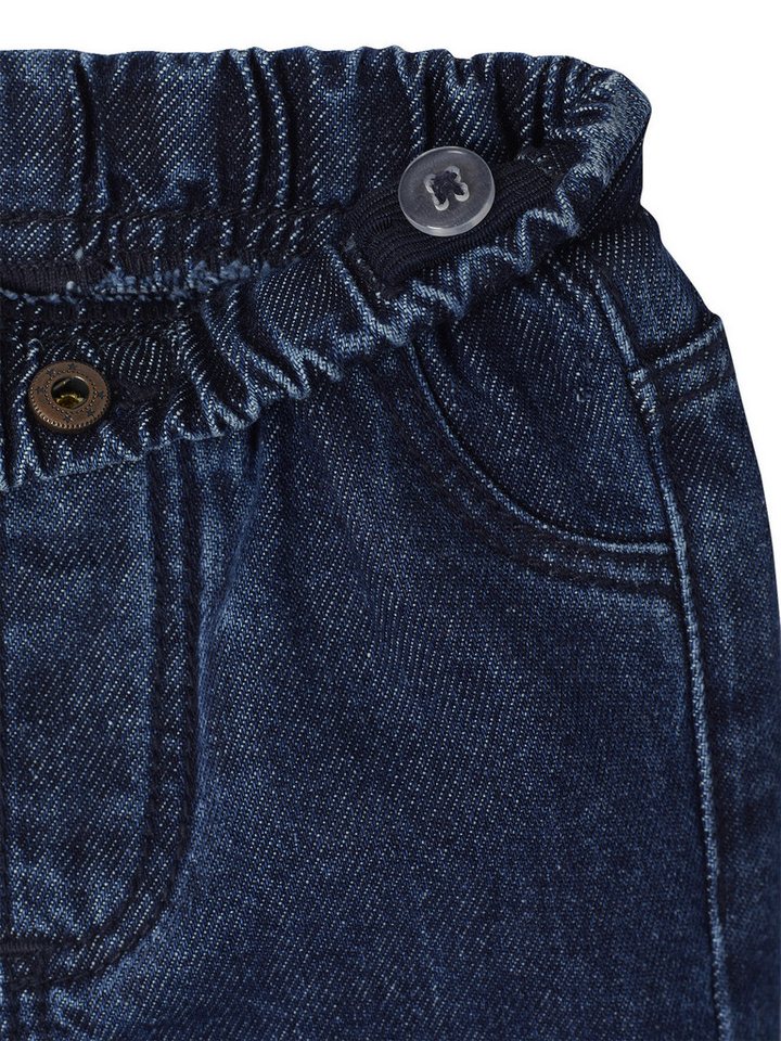 vertbaudet Regular-fit-Jeans Baby Jeans mit Dehnbund BASIC Bundweite verstellbar – Bild 3 von 5