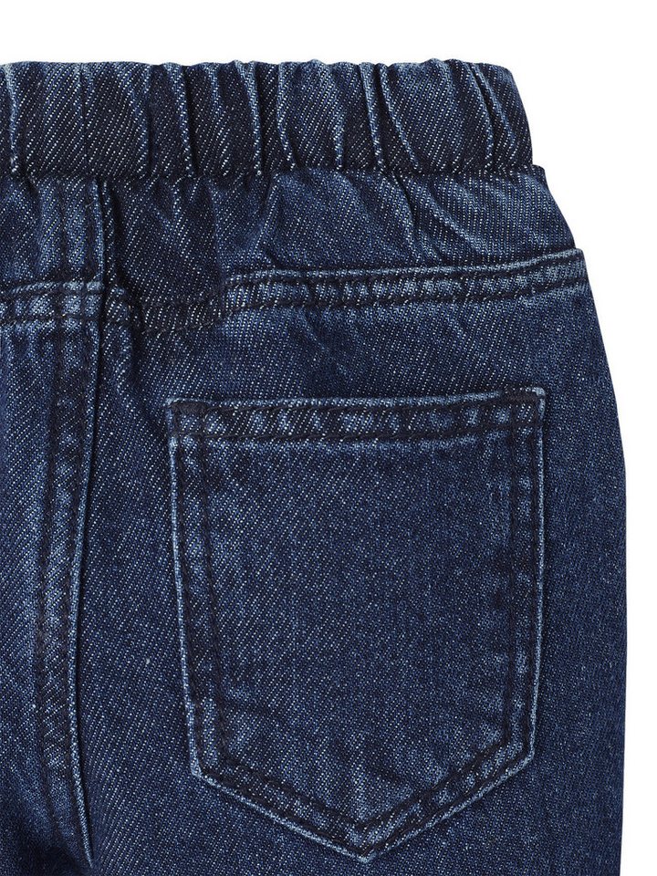 vertbaudet Regular-fit-Jeans Baby Jeans mit Dehnbund BASIC Bundweite verstellbar – Bild 4 von 5