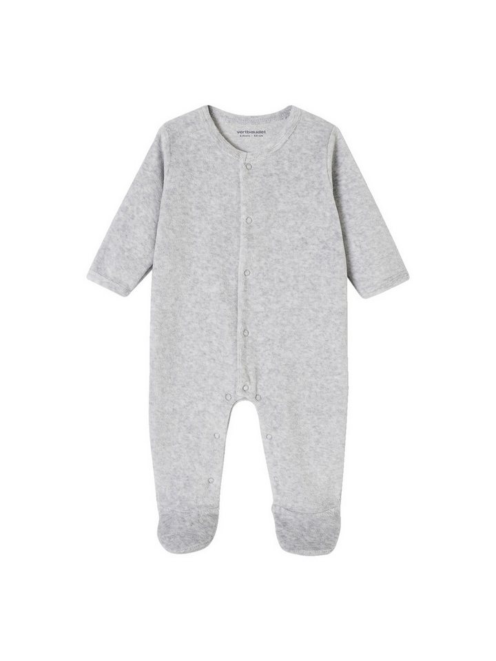 vertbaudet Schlafanzug Baby Samt-Strampler BASIC 3er-Pack – Bild 3 von 5