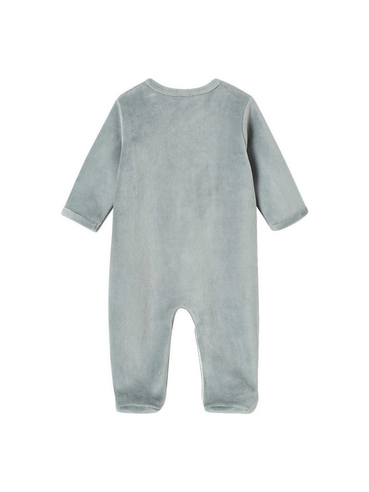 vertbaudet Schlafanzug Baby Samt-Strampler BASIC 3er-Pack – Bild 5 von 5