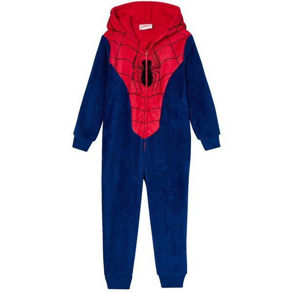 vertbaudet Schlafanzug Kinder Fleece-Overall SPIDERMAN, Onesie