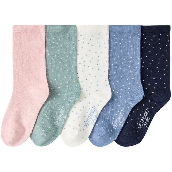 vertbaudet Socken Mädchen Socken BASIC 5er-Pack