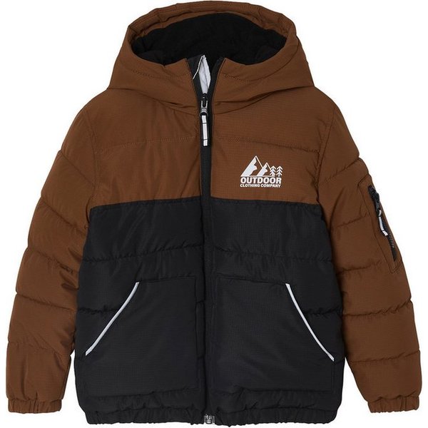 vertbaudet Steppjacke Jungen Steppjacke mit Kapuze