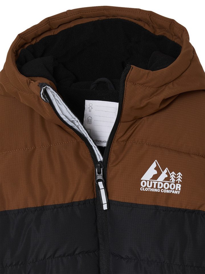 vertbaudet Steppjacke Jungen Steppjacke mit Kapuze – Bild 3 von 5