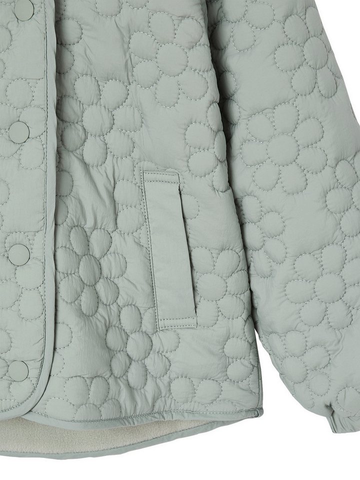 vertbaudet Steppjacke Mädchen Light-Steppjacke mit Blumenmuster – Bild 4 von 5