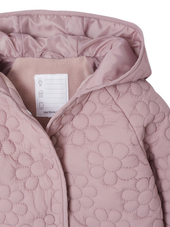 vertbaudet Steppjacke Mädchen Light-Steppjacke mit Blumenmuster – Bild 3 von 5