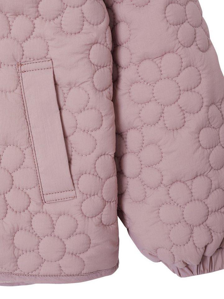 vertbaudet Steppjacke Mädchen Light-Steppjacke mit Blumenmuster – Bild 4 von 5