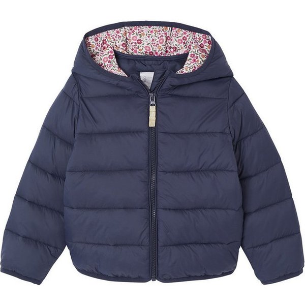 vertbaudet Steppjacke Mädchen Light-Steppjacke mit Kapuze, Recycling-Polyester