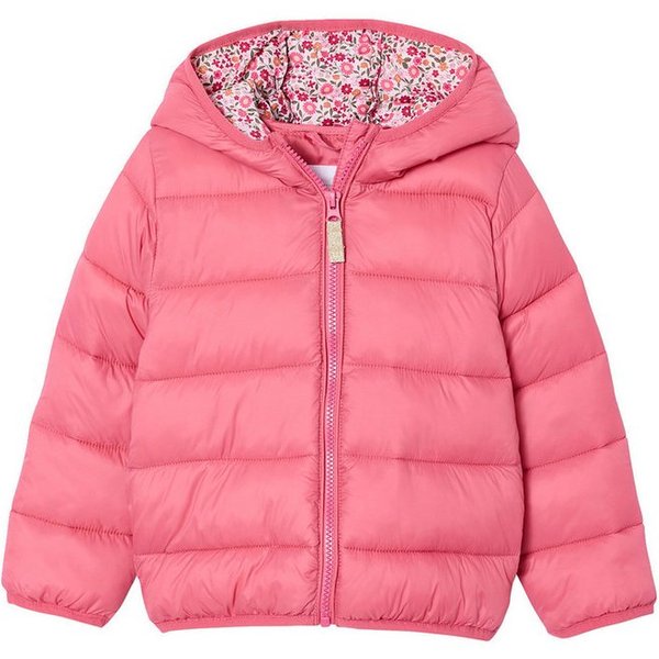 vertbaudet Steppjacke Mädchen Light-Steppjacke mit Kapuze, Recycling-Polyester