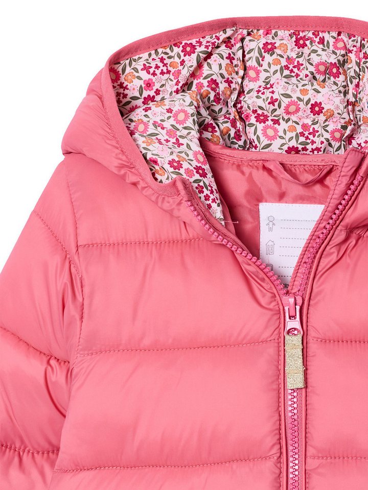vertbaudet Steppjacke Mädchen Light-Steppjacke mit Kapuze, Recycling-Polyester – Bild 4 von 5