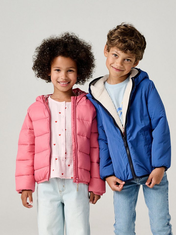 vertbaudet Steppjacke Mädchen Light-Steppjacke mit Kapuze, Recycling-Polyester – Bild 5 von 5