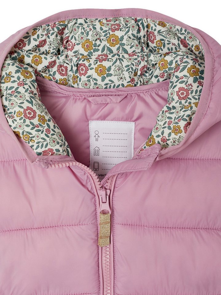vertbaudet Steppjacke Mädchen Light-Steppjacke mit Kapuze, Recycling-Polyester – Bild 3 von 5