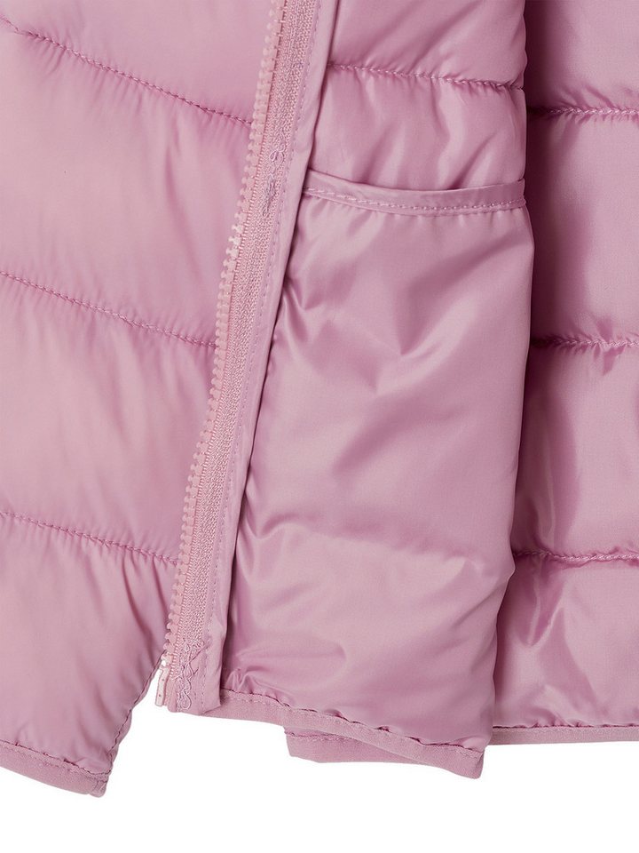vertbaudet Steppjacke Mädchen Light-Steppjacke mit Kapuze, Recycling-Polyester – Bild 4 von 5